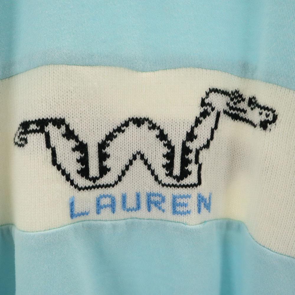 Hanes 80s Made in USA Vintage Switching Long sleeve Knit switching trainer Men's Used