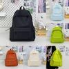 Colored Candy Simple Student Lightweight Backpack For School And Daily Use