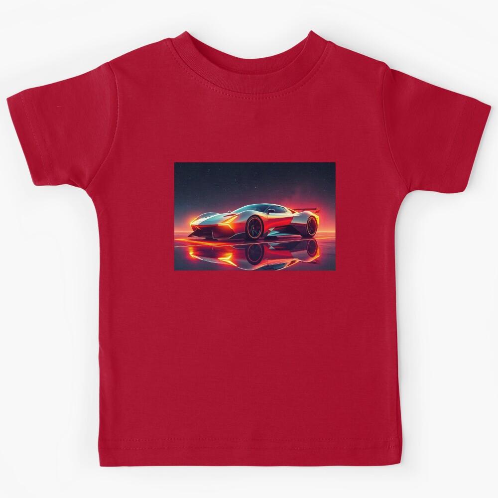 Futuristic sports supercar Kids T-Shirt 140