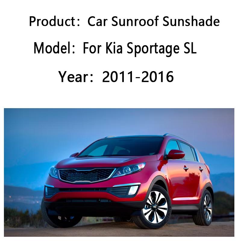 Car Sunshade For Kia Sportage SL 2011~2016 2013 Sunroof Shades Electrostatic Adsorption Visor Anti UV Sun Protection Accessories