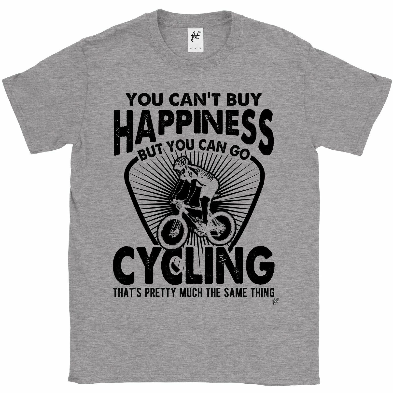 You Can t Buy Happiness But You Can Go Cycling Mens T-Shirt XS