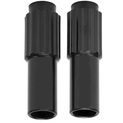 RISK set da 2 pezzi Viti Micro Regolabili per Bicicletta Anodizzazione Bici Vite Regolatore Deragliatore Regolabile Nera