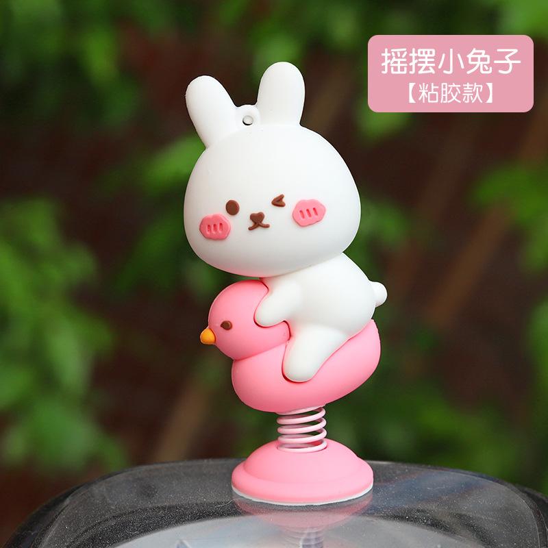 

Прикраса для автомобіля Голова Мила тварина Іграшки на пружині Авто Аніме Тремтяча панель Прикраса на приладову панель ПВХ Лялька Автомобільні аксесуари для інтер єру Подарунок