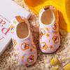 Winter Unisex Baby Indoor Non-Slip Cotton Slippers with Soft Soles and Heel Protection
