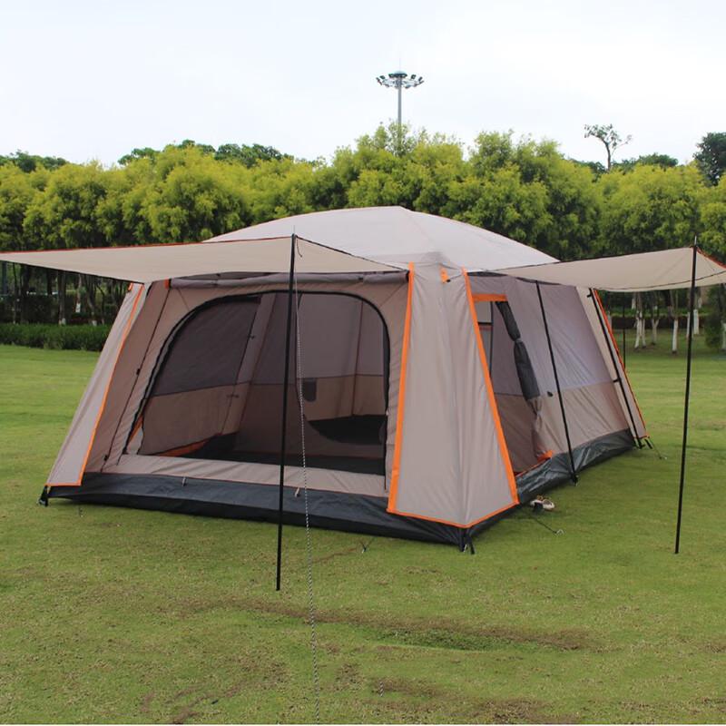 Lishin Hengluda 6-8 Person 2-Room Rainproof Outdoor Camping Tent 6-8 Person
