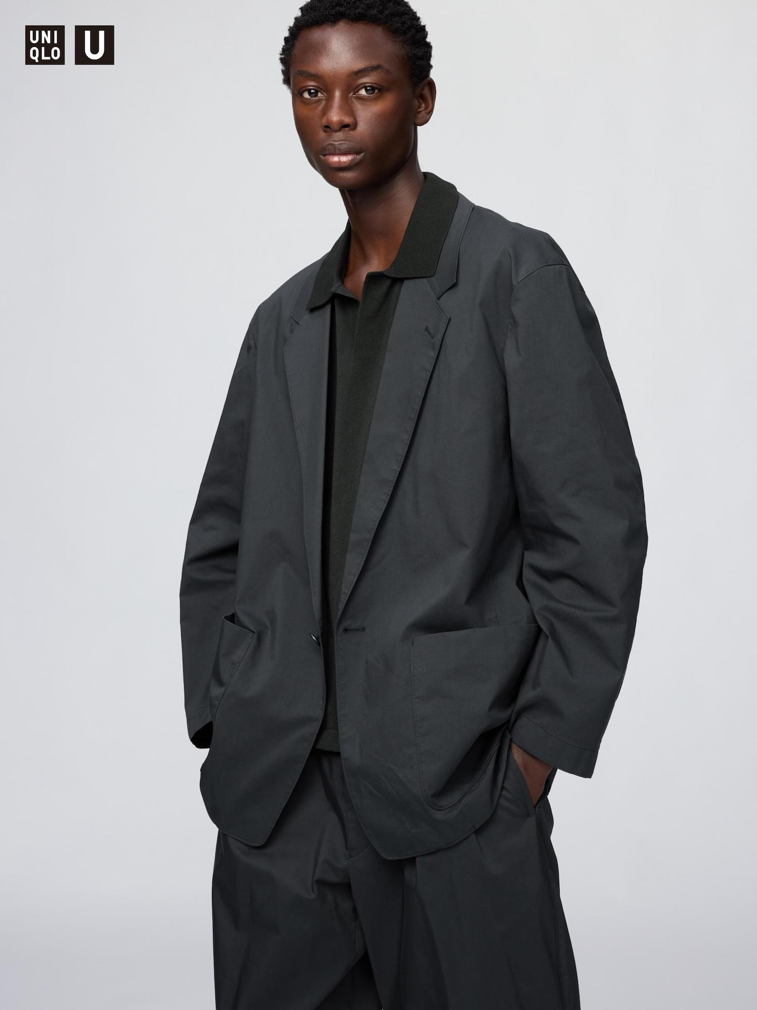 Куртка Uniqlo Japan свободного кроя 09 BLACK/XS