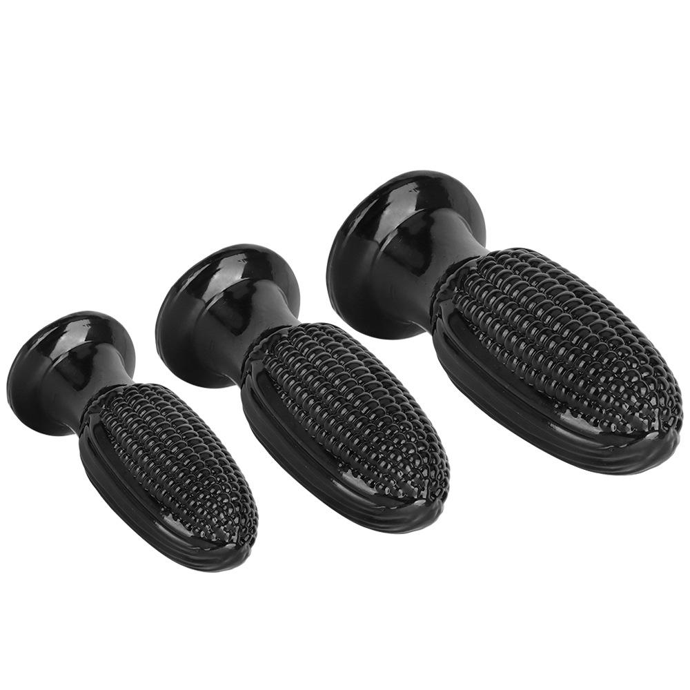 Black PVC Large Butt Plug Dildo Fisting Masturbator Sex Toy 18+ Big Dick Simulation Penis