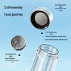 Temake Antibacterial Double-layer Glass Pure Titanium Water Cup
