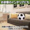 Famimueno Ball Cushion Plush Fluffy and Perfect for Home and Gifts of 2 Black and White Soccer Pillow, Soft, Naps, Decor, (Set Balls)