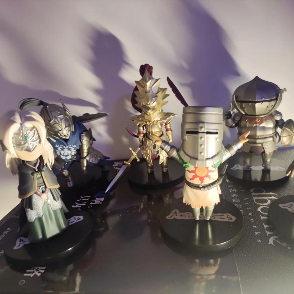 Q version Dark Souls Anime Action Figure Solaire Artorias Ornstein Fire Keeper Doll Anime Figurine Model Toys for boy Gifts