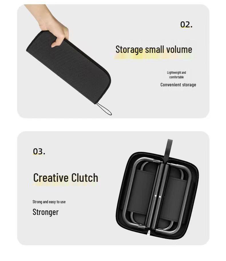 Portable Folding Travel Stool & Outdoor Pencil Case Combo