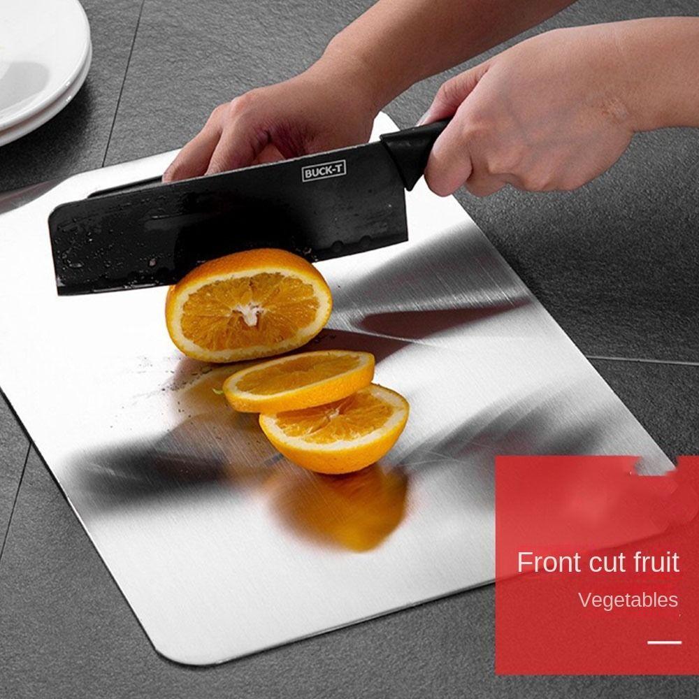 Stainless Steel Chopping Board Thickened Antibacterial and Mildew-proof Cutting Board Kitchen Accessories Double Sided