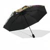 Monster High, Characters Automatic Opening and Closing, 8 Rib Structure Portable Umbrella, Suitable for Men and Women In All Seasons  Perfec