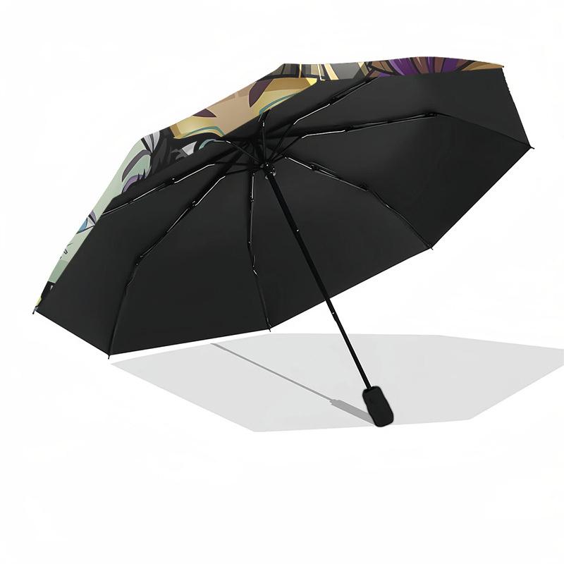 Monster High, Characters Automatic Opening and Closing, 8 Rib Structure Portable Umbrella, Suitable for Men and Women In All Seasons  Perfec