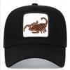 Unisex Scorpion Embroidery Baseball Net Caps Spring Summer Outdoor Adjustable Casual Hats Dad Hat Sunscreen Hat