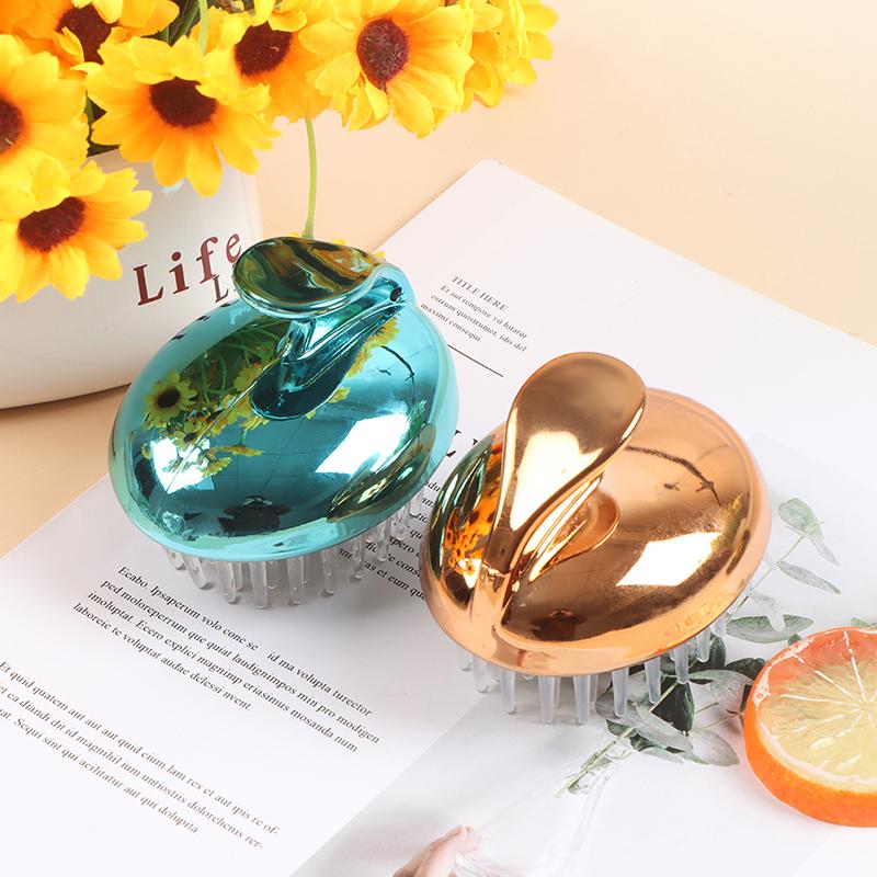 Silicone Head Body Massager Shampoo Scalp Massage Brush Hair Washing Comb Body Shower Brush Bath Spa Slimming Massage Brush