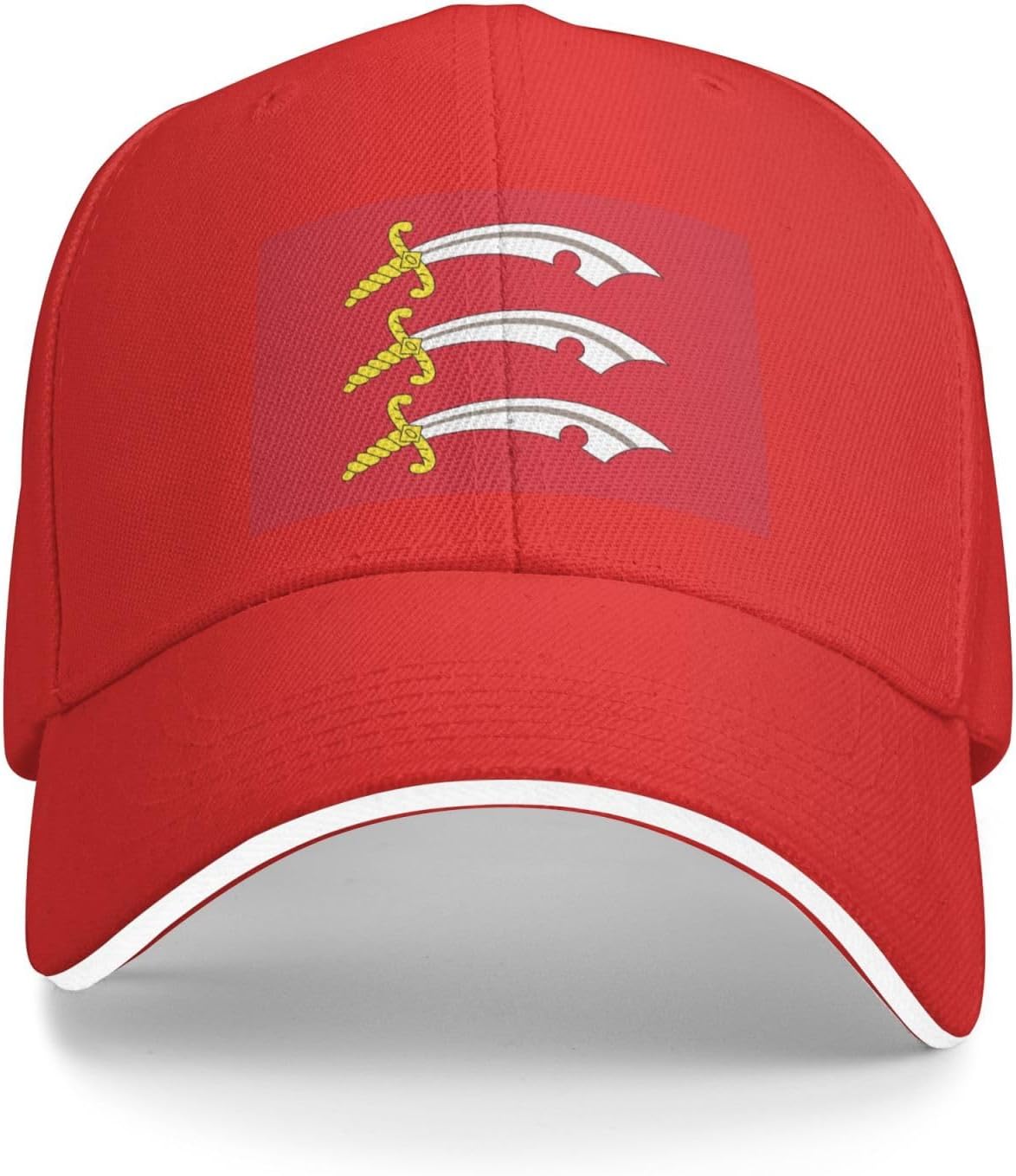 

Flag of Essex Swords Baseball Cap Polyester Adjustable Outdoor Sports Hat Unisex One Size