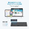 iClever Wireless Keyboard, Bluetooth & 2.4G, Rechargeable Type-C, Quiet, Compact, Slim, JIS Standard, Japanese Layout, Lightweight, Pantograph Style,