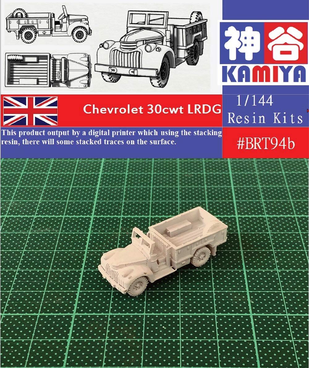 

1/144 Military Miniature Series Unassembled WWII British Chevrolet 30 CWT Truck Resin Kit World War II Plastic Model (BRT94B)