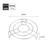 Non-Magnetic Stainless Steel 12cm Tripod Steaming Rack