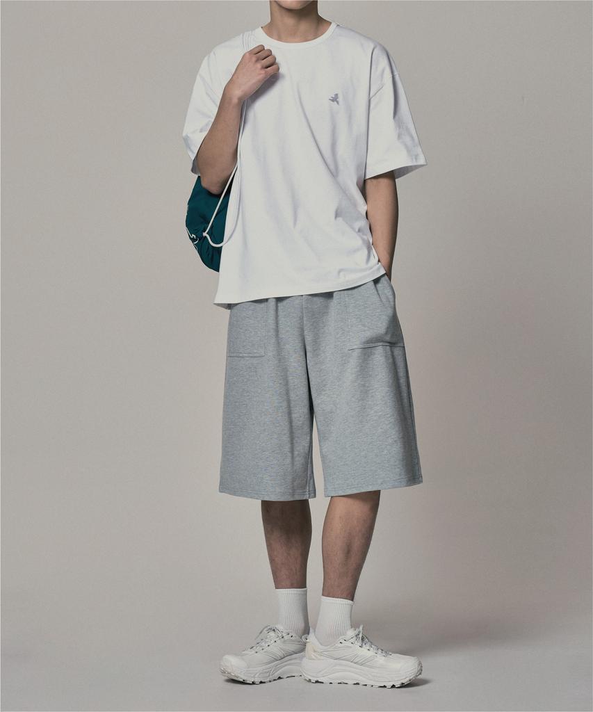 Beodeonteu Original Bird Logo Embroidered T-Shirt [White]