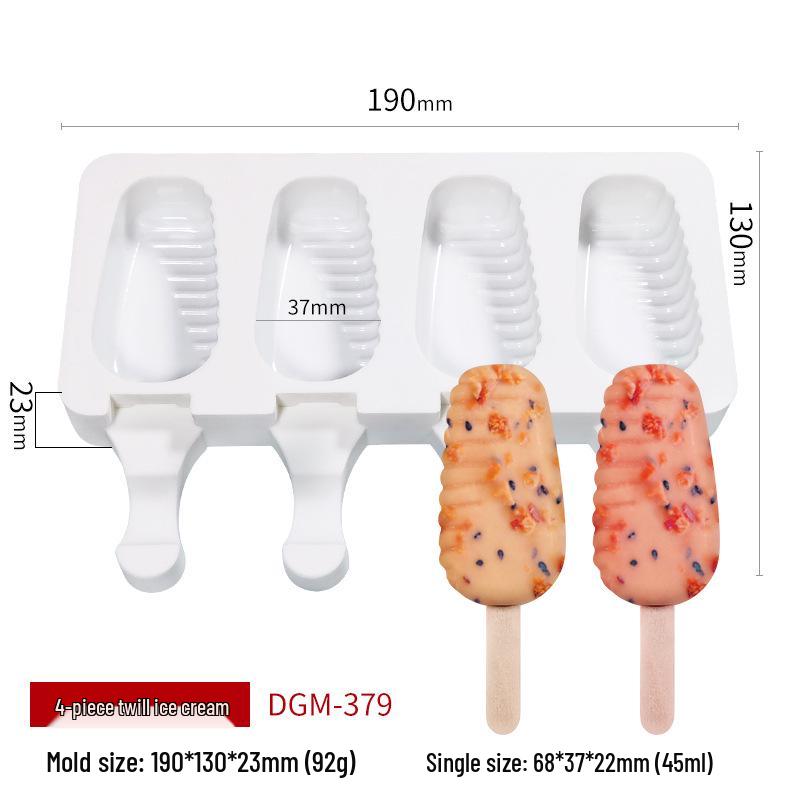 Sanxin Silicone Ice Cream Mold for Homemade Children's Popsicles, Christmas Cakes, and Chocolate Fruits