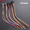 2 3 4 5 6-Pin LED-Streifen JST SM Stecker Buchse oder Stecker Adapterstecker JST Stecker Klemme mit 15CM 22AWG Draht für Lichtleiste