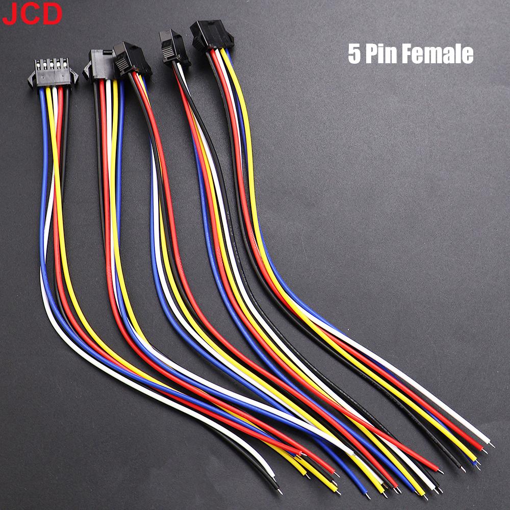 2 3 4 5 6-Pin LED-Streifen JST SM Stecker Buchse oder Stecker Adapterstecker JST Stecker Klemme mit 15CM 22AWG Draht für Lichtleiste