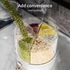 6/10KG Cereal Container 360° Rotating Food Storage Box Portable Grain Storage Dispenser  Household