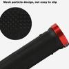 2PCS/Set Bicycle Rubber Grips Alloy Lock Bilateral Lock Handlebar Grips Anti Slip Cycling Handlebar Sleeve Bicycle Accessories