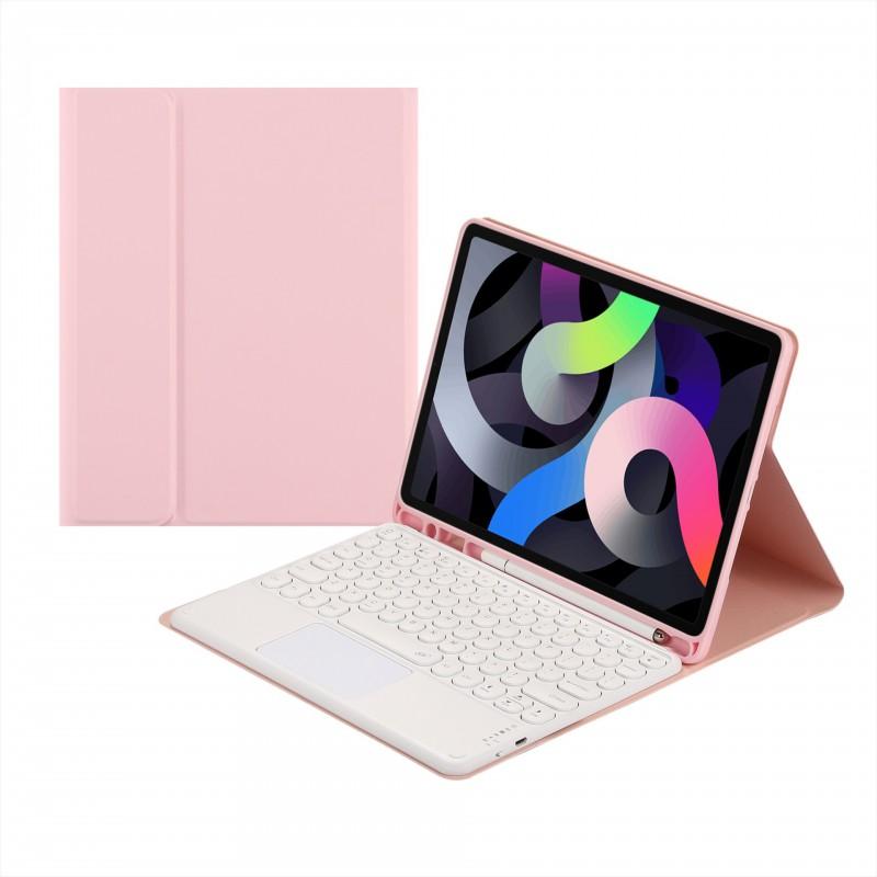 IPad 10th Gen Keyboard Case 10.2 Inch Touchpad Flip Cover PU TPU Protective Shell