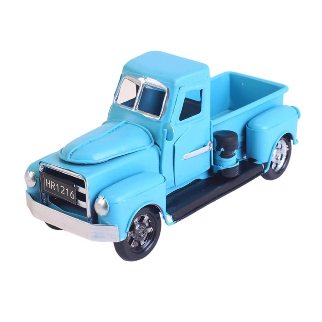 Pickup Truck Ornament Distressed Decoration Tabletop for Shelf, Desk, Decorators