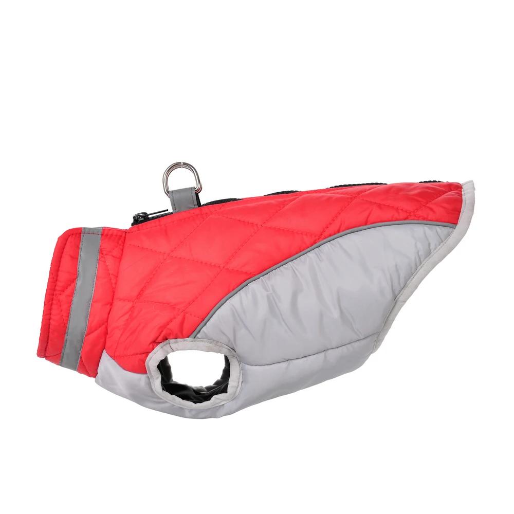 Dog Winter Clothes Lattice Reflection Puppy Jacket Splicing D-Ring Windproof Small Pet Vest Coats for Bulldog Pug Dog Costume