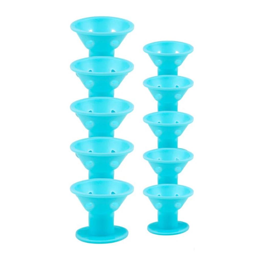 

10 шт., безнагревательные бигуди, бигуди для волос без нагрева, мягкие силиконовые кудри, ленивые щипцы для завивки волос, инструменты для укладки волос