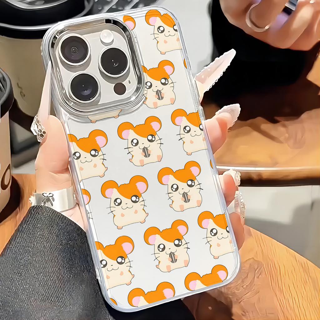 Cute Hamster Phone Case for Xiaomi Redmi Note A5 A3 15 14 13 14c 13c 12 11 12s 12c 10c 10 9 Pro Plus 4G 5G Transparent Cover