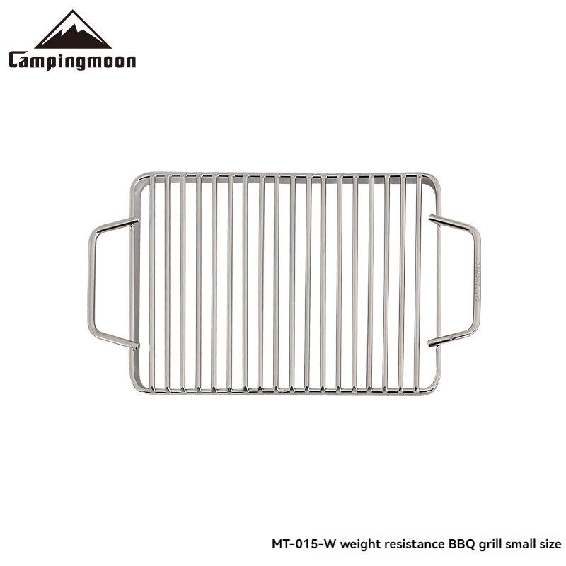 CAMPINGMOON Outdoor Camping Gear B5-W Thickened 304 Stainless Steel Barbecue Grill Barbecue Net, Grilled Fish and Meat Net