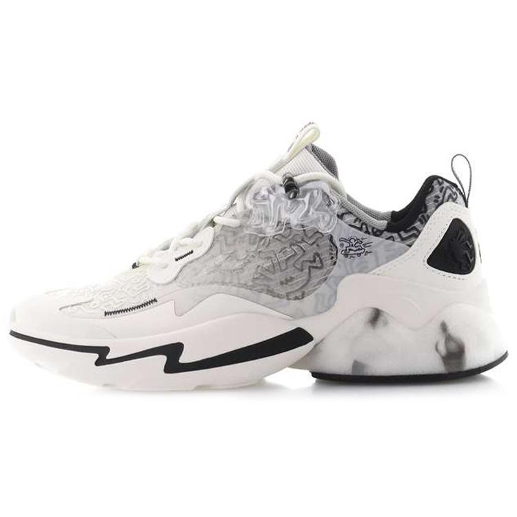 New Keith Haring X ANTA Millennium 2.0 Chunky Sneakers Men Low Top White/Black 112128896S-1