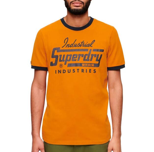 

Superdry Футболка с коротким рукавом Ac Ringer Workwear Graphic S