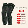 Men's Fleece-Lined Knee Support Sleeves - Non-Slip, Warm Compression for Sports and Cold Legs