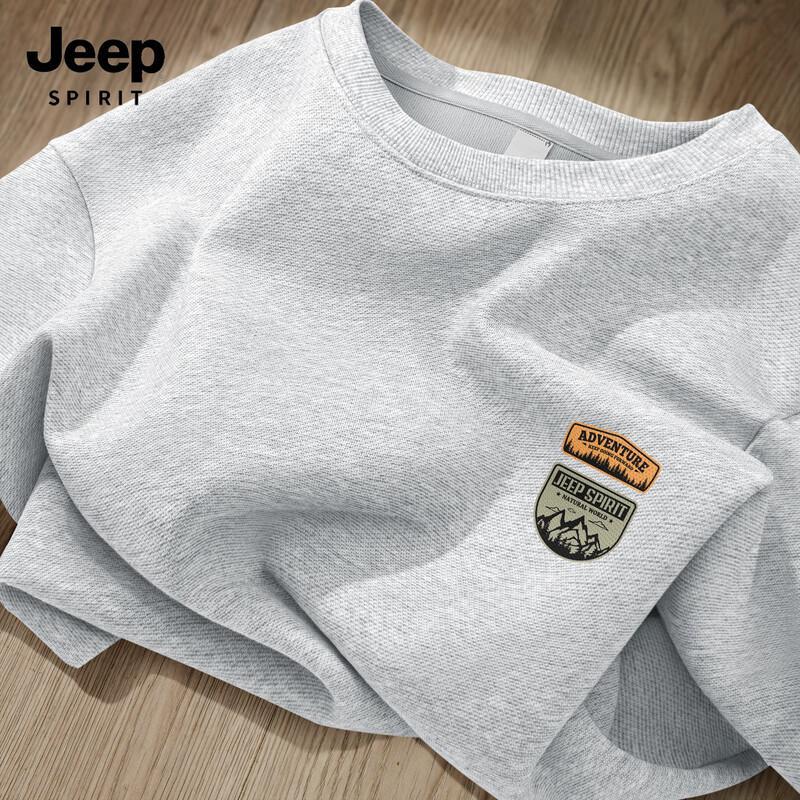 JEEP SPIRIT Men's 2025 Casual Crewneck Sweatshirt