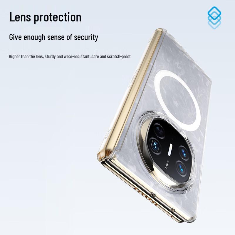 Huawei Mate X6 Transparent Magnetic Foldable Case