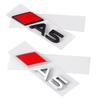 Voor b6 b8 TT Q3 Q5 Q7 Q8 Kofferbak Logo Auto Styling Accessoires 1 stuks A3 A4 A5 A6 A7 A8 RS Auto Letters Nummer Embleem Ventieldop