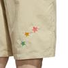 Men's Adidas Originals Y2K Shorts 2 Solid Color Logo Pattern Straight Sports Khaki HM8038
