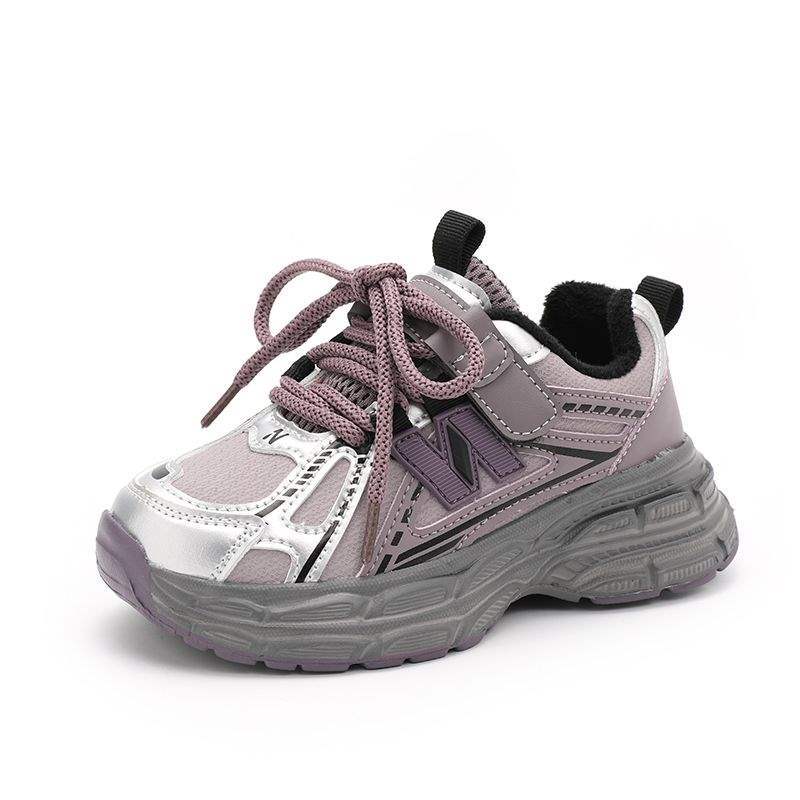 

Теплые две хлопковые детские спортивные туфли 2025 зима бархатные нескользящие для девочки легкие кроссовки папы повседневные туфли для мальчиков 31 yards inner length 19cm