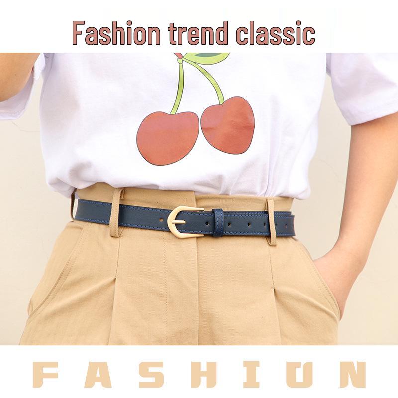 Women's PU Leather Pin Buckle Belt - Simple, Versatile, Decorative, and Perfect for Global Style
