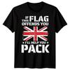 If This Flag Offends You Union Jack T-Shirt British Pride UK Flag Tee Men Women