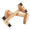 Barres de pompes et de dips en bois massif: Aide à l'entraînement simple/double Équipement de fitness