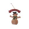 Christmas Party Decorations Kids Gift Hanging Drop Ornaments Christmas Wooden Pendants Ornaments for