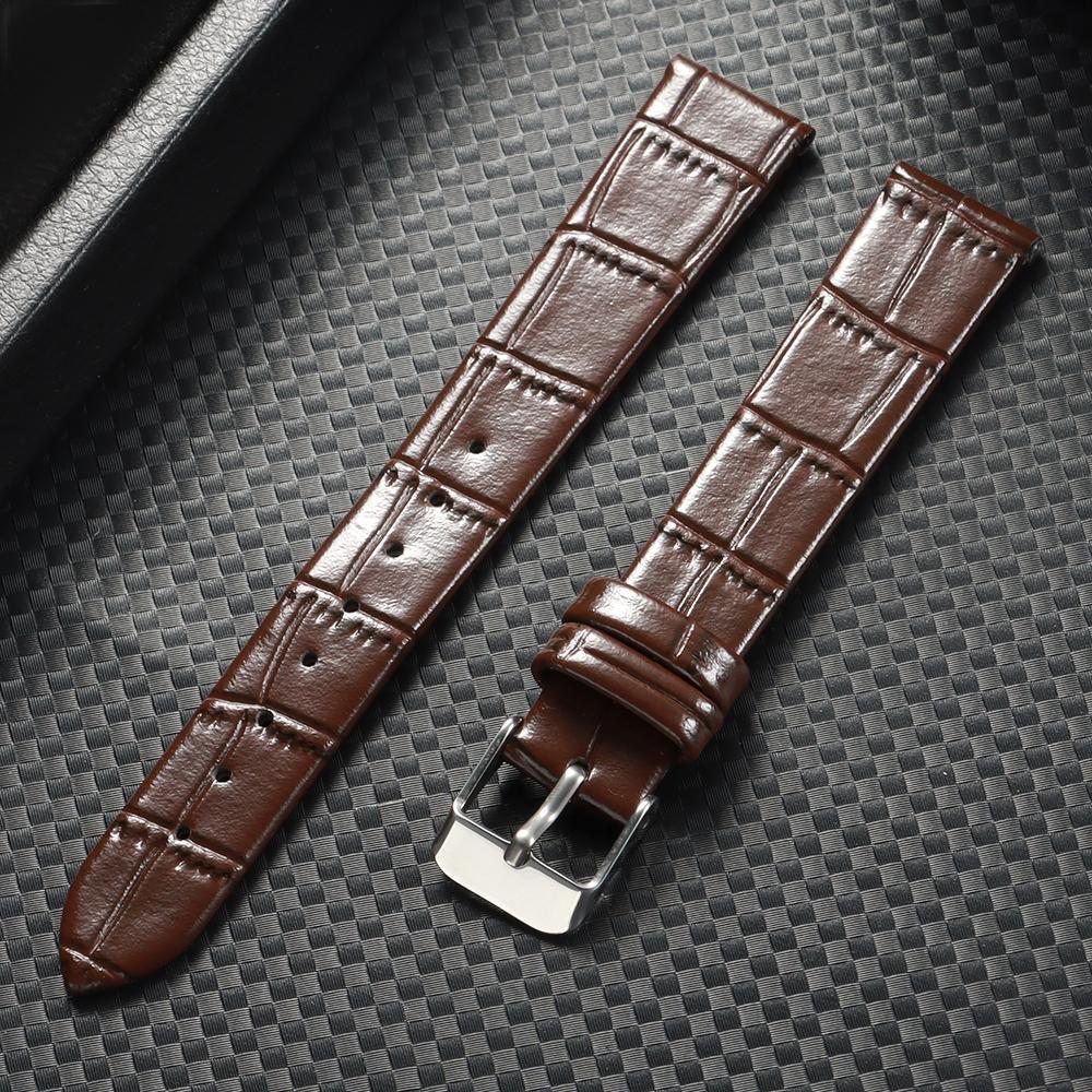 8mm 10mm 12mm 14mm 16mm Universelles Leder-Uhrenarmband für Herren Damen Ersatz-Uhrenarmband Weiche Schlanke Armbänder Ultradünne Gürtel