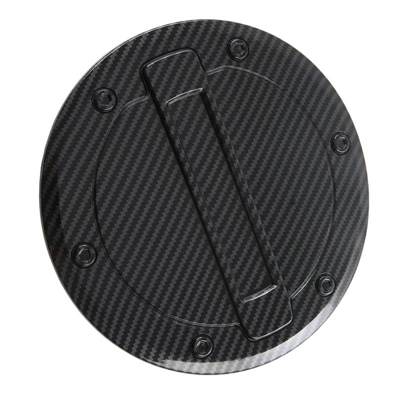 Fit For Dodge Ram 1500 TRX Off-Road - Fuel Tank Cover Plastic Carbon Fiber Black Fuel Tank Cover